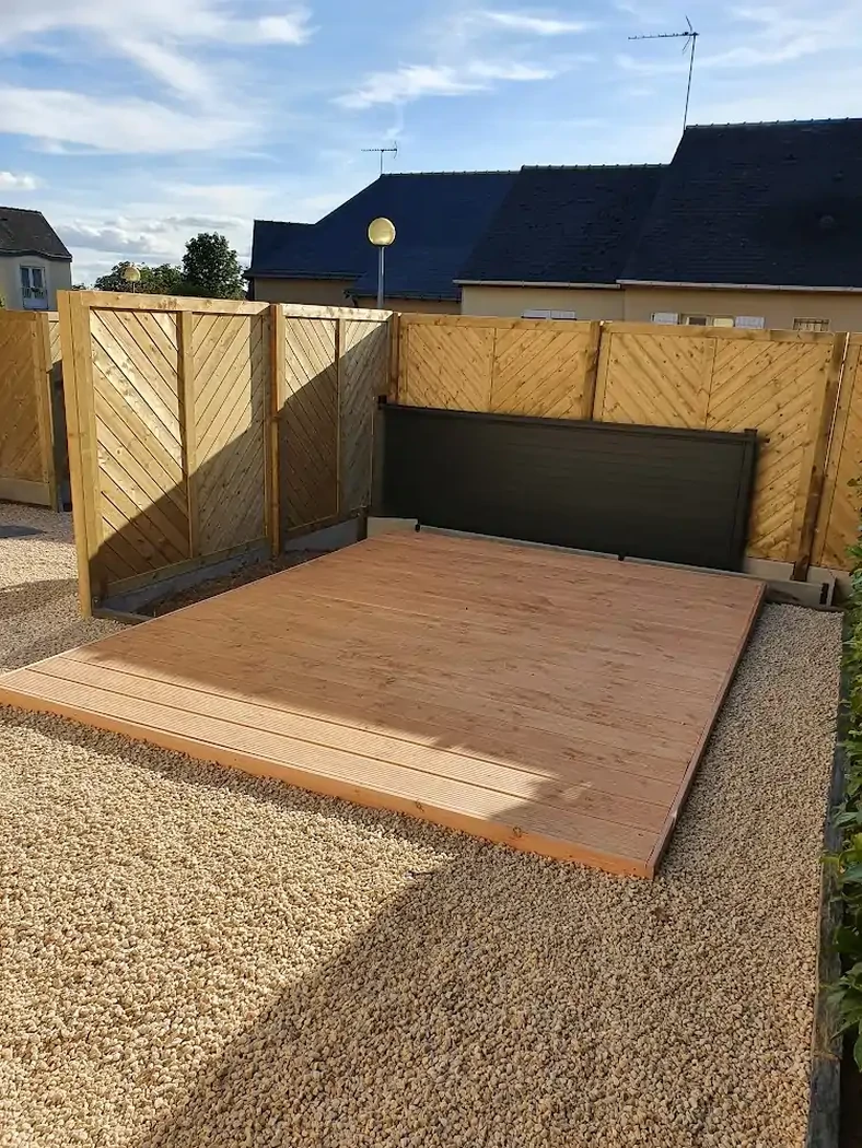 Création d'une terrasse bois 